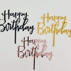 해피버스데이 생일 케이크 토퍼