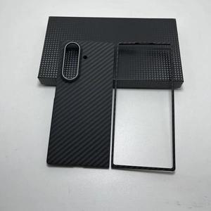 삼성 갤럭시 Z 폴드 7 커버 용 실제 탄소 케이스 Magsafe 마그네틱 초박형 렌즈 보호 아라미드 섬유