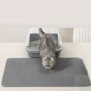고양이 모래깔판 벌집 패드 고양이 화장실 매트 60x90cm