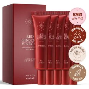 메르헨트 홍삼초 미백 아이크림 30ml x 5개 주름개선 눈밑 눈가 꺼짐 처짐 지방 팔자 미간 다크써클