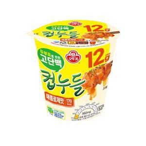 오뚜기 고단백 컵누들 매콤로제맛 6입 x 2개