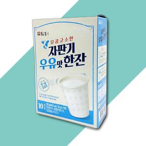 담터 달콤자판기 우유맛 한잔 분말 10개입 옛날우유 자판기우유 우유분말 연유라떼