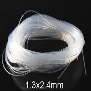 [누리철물]식품 등급 실리콘 투명 튜브, FDA 무미 모세관 1.3x2.4mm, 2.4mm