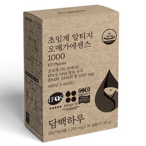 담백하루 초임계 알티지 오메가3 에센스 1000 30정 x 1개