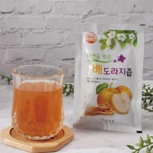 산 농산물로 만든 배도라지즙 100ml 100팩