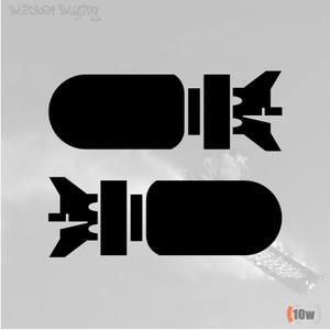 GRENADE 11 스티커/보드복/스키/스노우보드/알파인보드/스키장/수류탄/폭탄/boom/헬멧/자동차/바이크/car