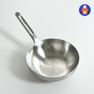 국산 무연마제 스텐웍 통5중 스탠 인덕션 볶음팬 궁중팬 에테르 24cm, 실버