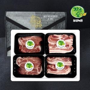 보성녹돈 냉장 한돈구이 선물세트 3호 /삼겹살 500g x 2팩+목살 500g x 2팩