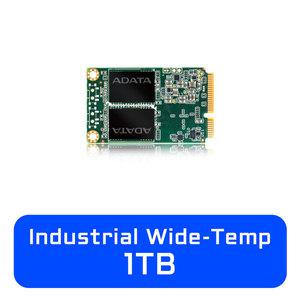 ADATA 산업용SSD 와이드탬퍼러처 mSATA 1TB TLC IMSS316 대용량 저장공간 CCTV 군사 의료 기기