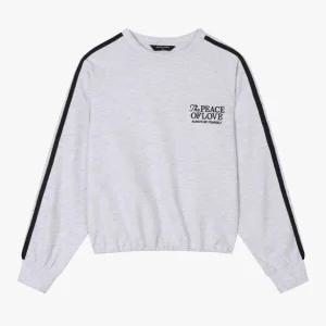 [모다울산]주니어 밑단 조절 크롭 스셔츠TGMA24804_US