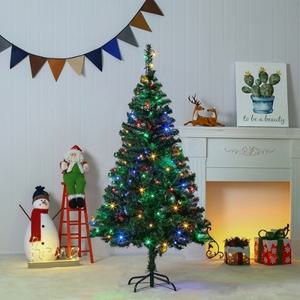 150cm 풍성한 스카치 트리 + 100구 LED 칼라전구포함