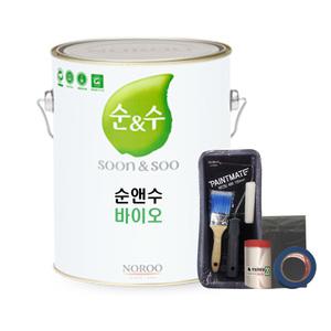 노루페인트 곰팡이방지 순앤수 바이오 4L 무광 풀세트