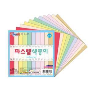 종이나라 단면 파스텔 색종이