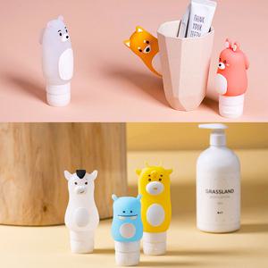 휴대용 캐릭터 여행용 실리콘 공병 화장품공병
