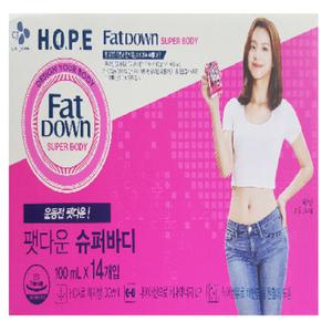 [CO(건강식품(다이어트))]CJ 팻다운 슈퍼바디 100ML X 14