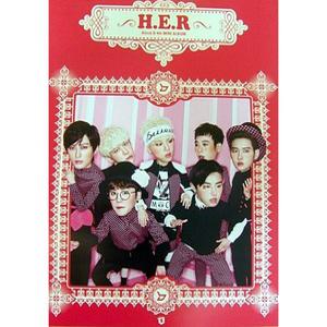 (브로마이드1종+지관통) 블락비 (Block B) - H.E.R 포스터 (정품)