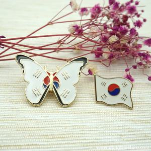 나라사랑 태극무늬 핀뱃지, 패션브로치, 배지