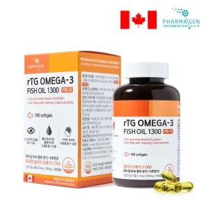 파마젠 알티지 오메가3 1300mg 180정1개 6개월분 EPA+DHA 1200mg/혈행개선/기억력개선/임산부,입시생 영양