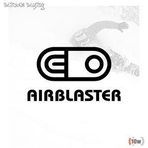 Air blaster 2 스티커/스노우보드/알파인/스키/보드복/에어블라스터/브라스터/스키복/스키장/686/볼컴/버튼