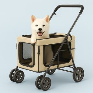 파파스 강아지 유모차 캐리어 개모차 고양이 펫 트레일러