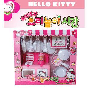 뚝딱뚝딱 요리놀이시간 주방세트 소꿉놀이 미니주방 헬로키티장난감 그린랜드