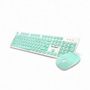 ANYZEN MK200 유선 키보드 마우스 세트 민트