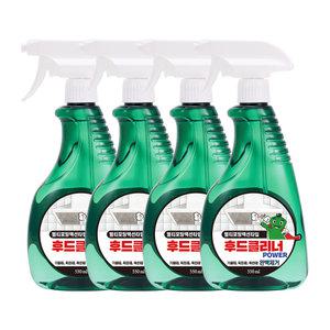 은나노스텝 후드클리너 파워 550ml x 4개 기름때 제거 다용도 세정제 청소
