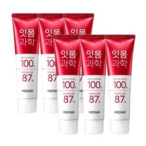 메디안 잇몸과학 치약 스트롱민트 120g 3입 2개 /시린이