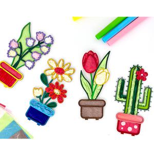 스탠드 화분 꽃 만들기 전통 한지 우드 공예 방향제 재료 DIY 세트 친구들 생일 선물 행사 준비물