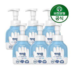 [기타][유한양행] 해피홈 SAFE365 핸드워시 용기형 350mL 무향 6개