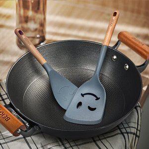 베카 시즈닝 무쇠  셰프웍 28cm+스마일키친툴2p