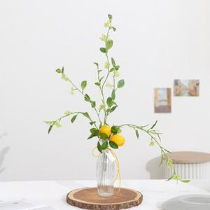 대형 레몬 화병 모형 베리 유리병 set 65cm  DIY) 인테리어 테이블 장식 소품 과일 꾸미기