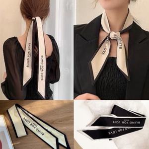 봄 여름 가을 데일리 방도 포인트 방도 실크 쁘띠 스카프 4컬러