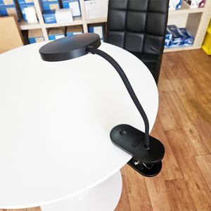 LED클립형미니스탠드조명 5W 집게 자바라 충전식 밝기조절 무선 책상 라운드 북라이트