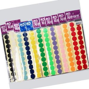 [XBH998M9]찍찍이 원형 하늘 1SET 공예 꾸미기 미술 비즈