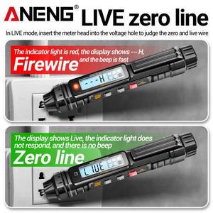 ANENG A3005 테스터기 디지털 multimeter 검전기 전문가용 측정기 볼트메타 전압계 손 도구 비접촉식 프로