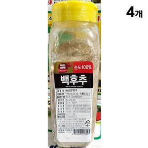 [XBJ7H0K5_47]백후추분말 400g X4 후추가루 식자재 주방용품