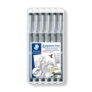 STAEDTLER 스테들러 피그먼트 라이너 308 SB6P 4+2