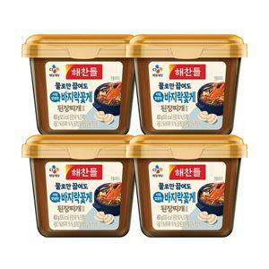 [하프클럽/CJ제일제당]해찬들 물로만 끓여도 시원깔끔한 바지락꽃게 된장찌개양념 450g x4개
