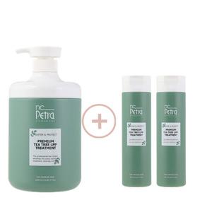 엔씨페트라 프리미엄 티트리 엘피피 트리트먼트 1000ml+250mlx2 /손상 염색모발용 두피겸용