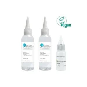 글로우몬스터 비건 액티바 마데카소사이드 솔루션 원액 30ml 1개 + 3Kda 올리고 히알루론산 2원액 100ml 2