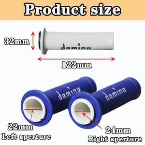 KTM 야마하용 바이크 오토바이 그립 핸들 바 7/8 인치 22 24mm 범용 핏 바이크 모토크로스 고무 젤 도미노
