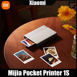 포토 프린터 Xiaomi Mijia 포켓 1S AR 사진 인쇄 여러 색상 휴대용 경량 공유