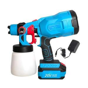 Airless paint sprayer 20v electric supply gun with lithium-ion battery charger