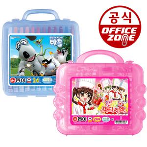 동아 캐릭터 크레파스 24색 크레용 빼꼼 파티시엘