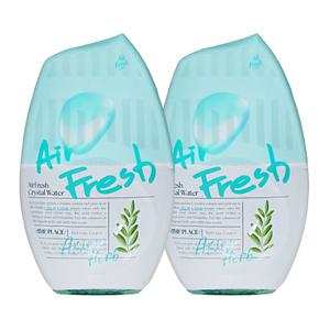 애경 에어후레쉬 크리스탈워터 실내용 방향소취 아시안 허브향 400ml 2개 방향제 탈취제