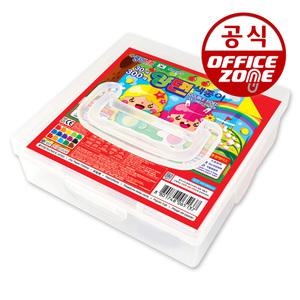 종이나라 12000 30색 300매 양면 색종이 투명케이스