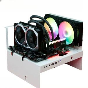 PC 케이스 오픈형 알루미늄 투명 스탠드 셀프 수냉 조립식 개방형 합금 커스텀 조립