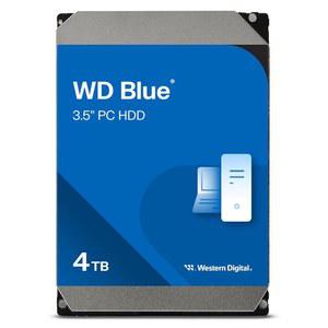 웨스턴 디지털 4TB WD 블루 PC 내장 하드 드라이브 HDD - 5400RPM SATA 6Gb/s 256MB 캐시 3.5인치 WD40EZAX