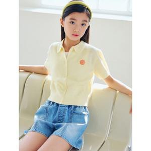 [롯데백화점]탑텐키즈 MKE2DH2213 여아) 베이직 에코 쿨데님 쇼츠